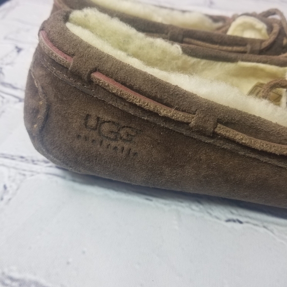 Ugg Dakota 5612 brown suede slippers - Picture 5 of 11